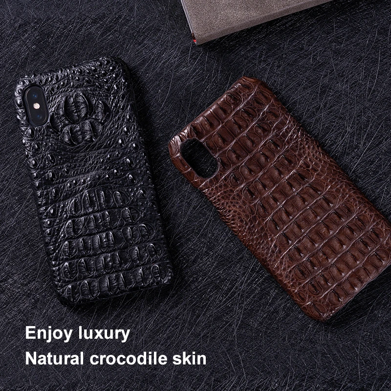 

Crocodile Skin Phone Case For Iphone X Xs Max Xr Half-Wrapped Case For Apple 6 6s 7 8 Plus Anti Fall Phone Case