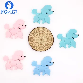 

kovict dog Baby silicone Teether rodent BPA food Free Silicone Teething Nursing Pacifier Clip silicone beads