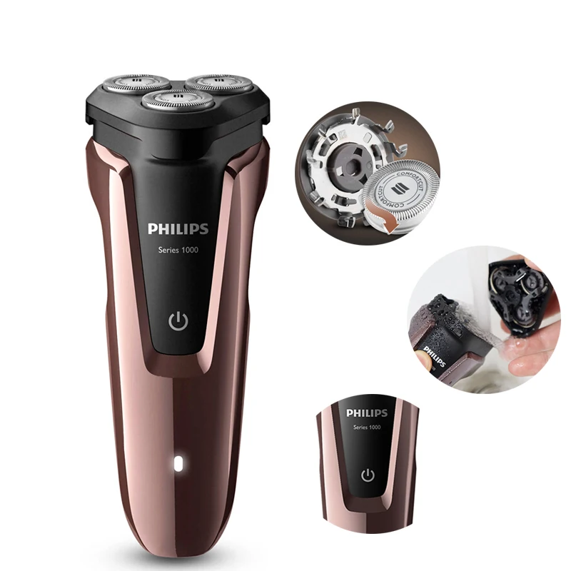 Электрическая Бритва Philips S1060 вращающаяся перезаряжаемая моющаяся бритвенная