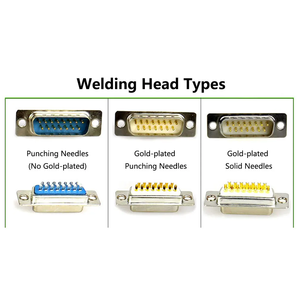 DB15 коннекторы для сварки штепсельная вилка/гнездовая розетка в пластиковом