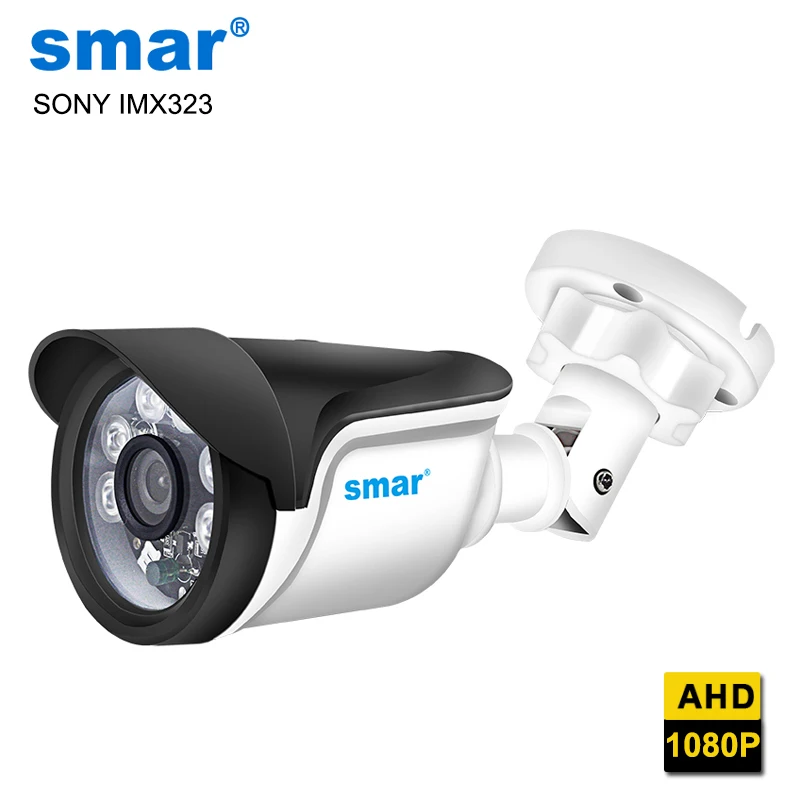 Skup Smor SONY IMX323 czujnik kamera ahd zewnątrz 1080P noc w domu wizja kamera ochrony 6 sztuk Nano IR Led z ir cut dla AHDH DVR