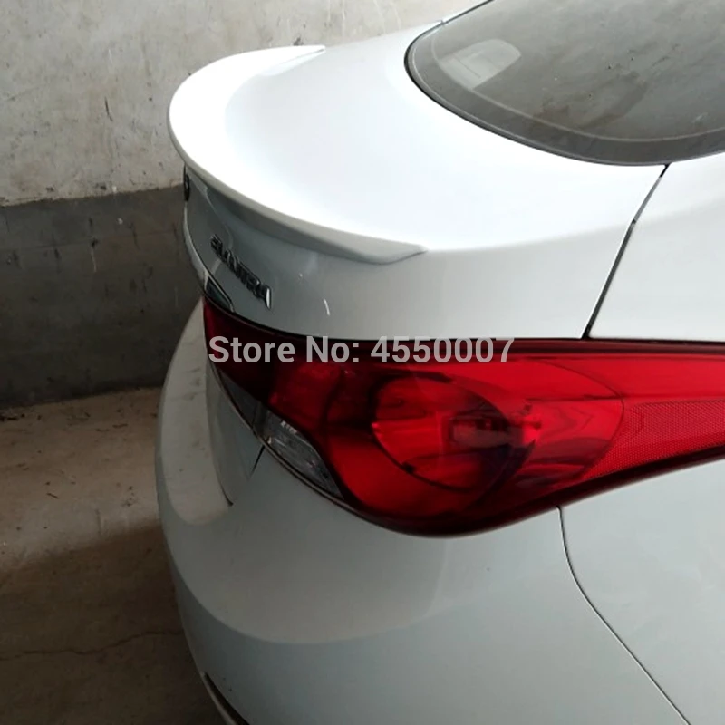 Best Price UBUYUWANT Spoiler For hyundai elantra 2012-2015 high quality ABS material car tail wing decoration Best Price UBUYUWANT Spoiler For hyundai elantra 2012-2015 high quality ABS material car tail wing decoration