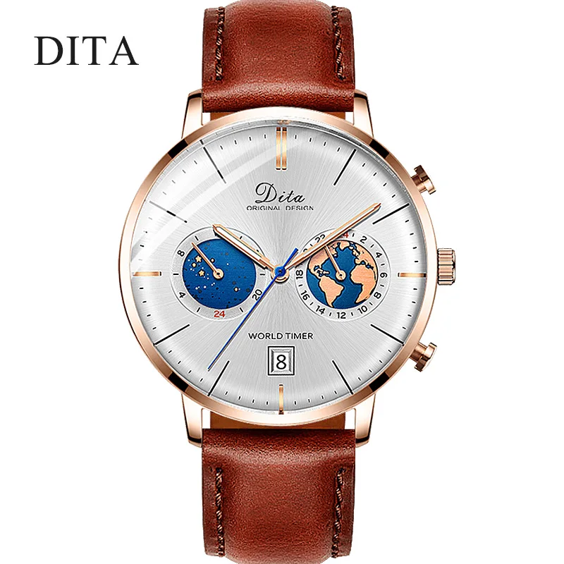 Персонализированные часы с логотипом на заказ мужские высококачественные