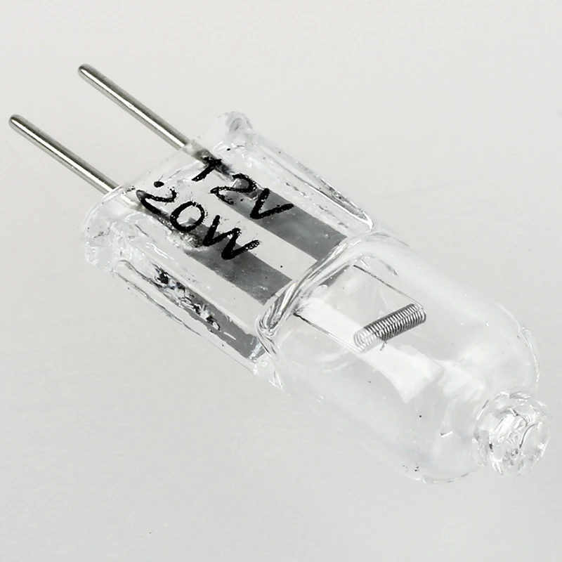 5 X G4 20W 12V прозрачныйе галогеновые Капсульная лампа лампочки