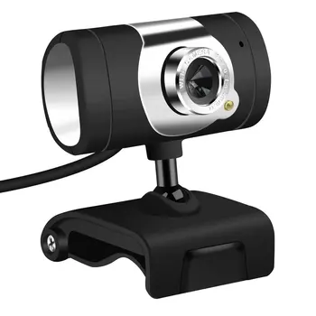 

High Resolutions 2.0 HD Webcam USB Rotating Camera Video Recording Web Camera with Microphone for PC Computer