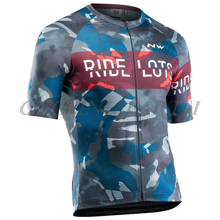 Northwave 2020 Men short sleeve cycling jerseys NW Tops Shirt Summer Bike Clothing shirts MTB SKY blue Bicycle Wear Sport wear