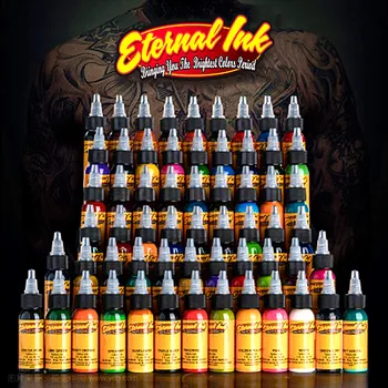 

(25 Color Tattoo Ink Set)Tattoo & Body Art Permanent Makeup Pigment Color Tattoo Ink Sets 1 Oz Body Paint