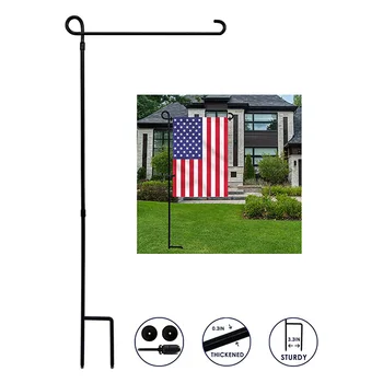 

Garden Flag Stand Flagpole Yard Flag Holder Metal Powder-Coated Thicken Flag Holder for Flag HG99
