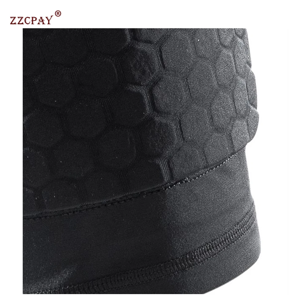 Men Sports Kneepad Elbow Shock Guard Compression Padded Shorts Shirt Vest Set Soccer Basketball Protective Gear Chest Rib Guards sports suit