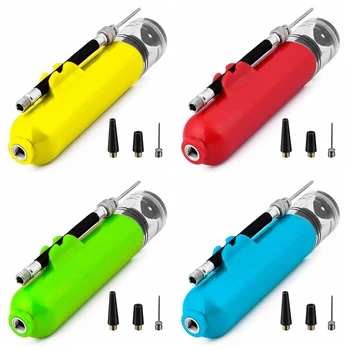 

Plastics Football Hand Ball Pump Manual Portable Air Pump For Inflatables Basketball Soccer Volleyball Sport Ball Yellow 77