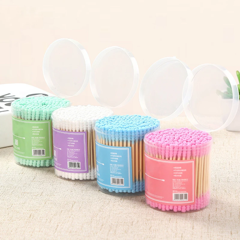 Best Buy Cotton-Swab Tampons Wood-Sticks Buds-Cleaning Cotonete Bamboo Microbrush Ears Beauty 85ZYy0ZxO