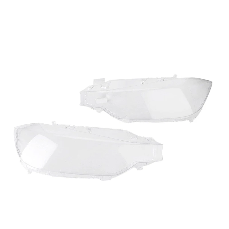 

Pair Front Left&Right Transparent Plastic Headlight Head Light Lamp Lens Light Cover For Bmw F30 F31 3 Series 2013-2016