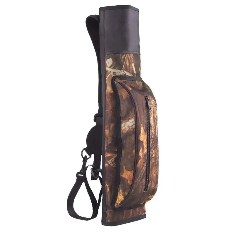 Couleur Camo LQNB Carquois Arc Dorsal Sac a Porte-Fleche pour Tir a larc Chasse en Plein Air