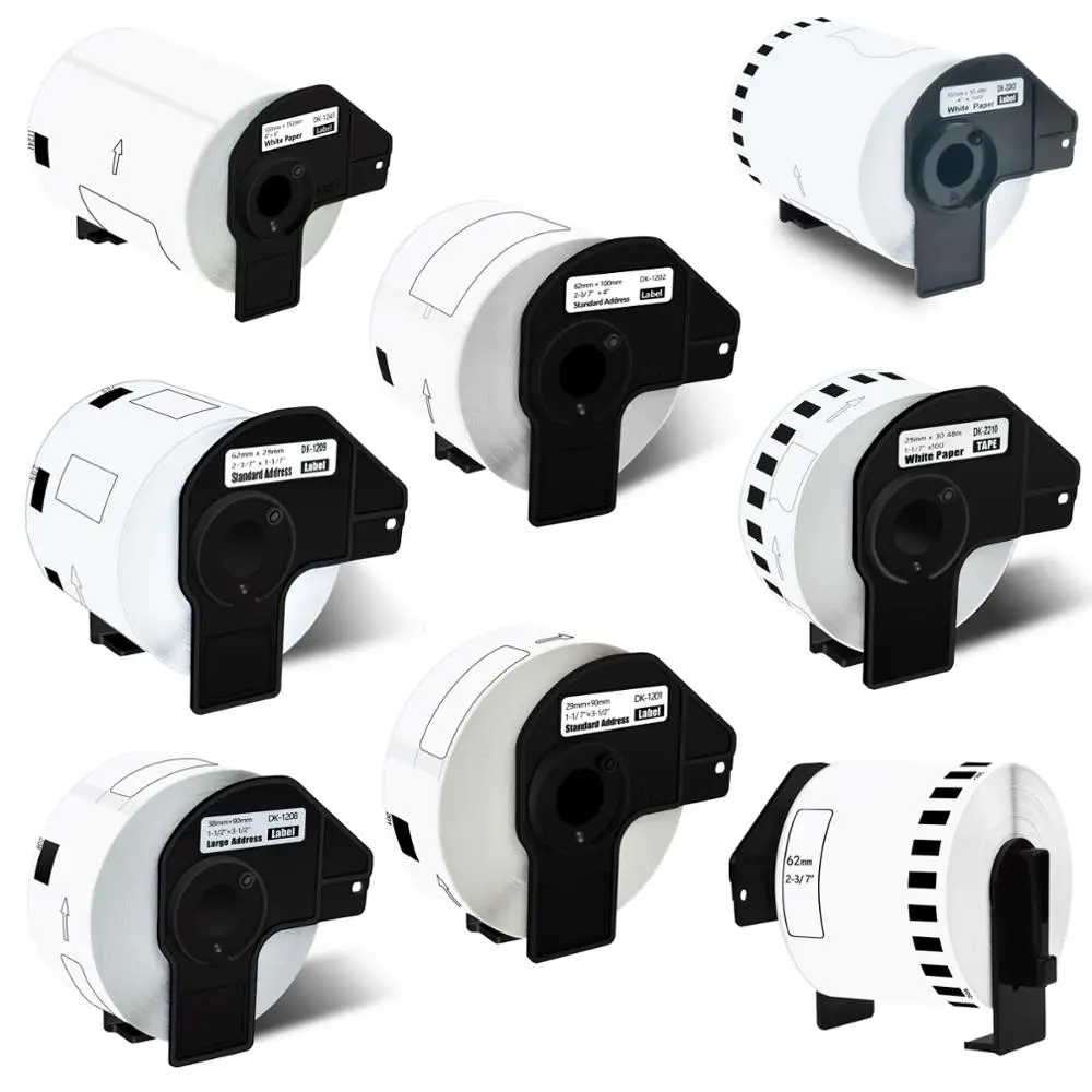 

Address Shipping Packing Labels Compatible for Brother DK-2243 DK-2210 DK-2205 DK-1241 DK-1209 DK-1208 DK-1202 DK-1201