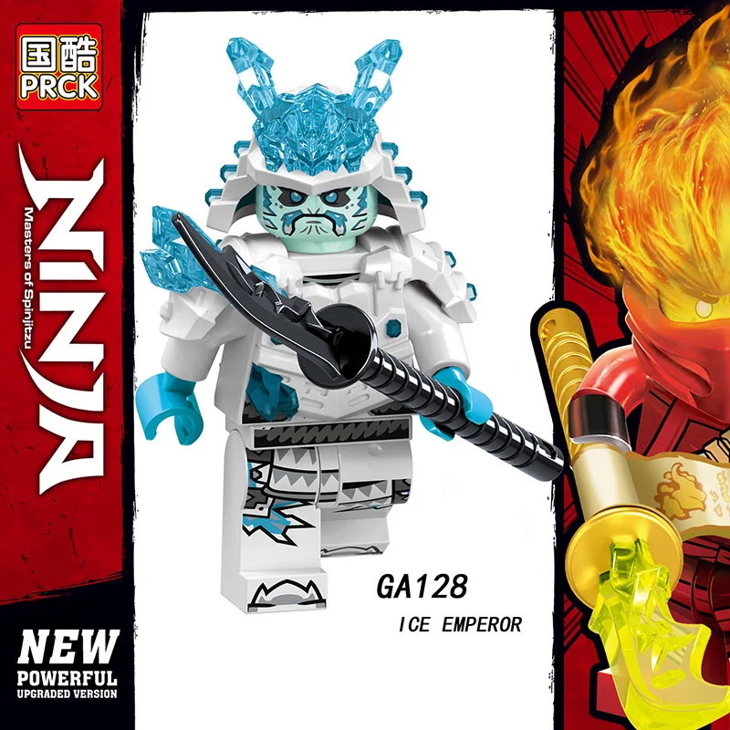 

Single Sale Collection LegoINGlys Mini Figure Ninja Weapon SWORD MASTER CHAR AKITA Building Blocks Toys for Baby Gift Ga123-130