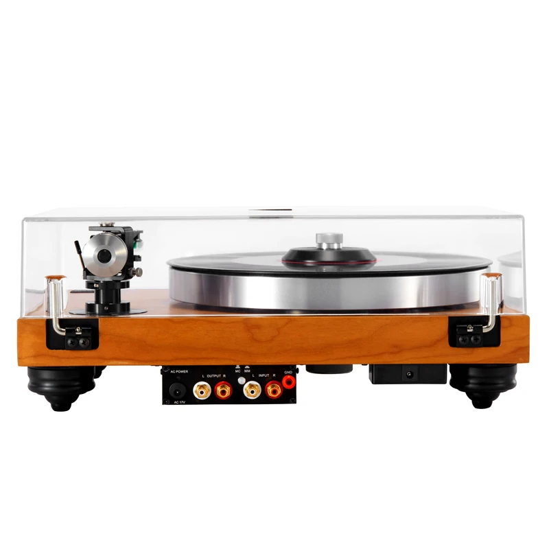 Виниловый проигрыватель проигрывателя LP-10MK магнитной подвеской PHONO поворотный стол с тонким рычагом картридж phono record town