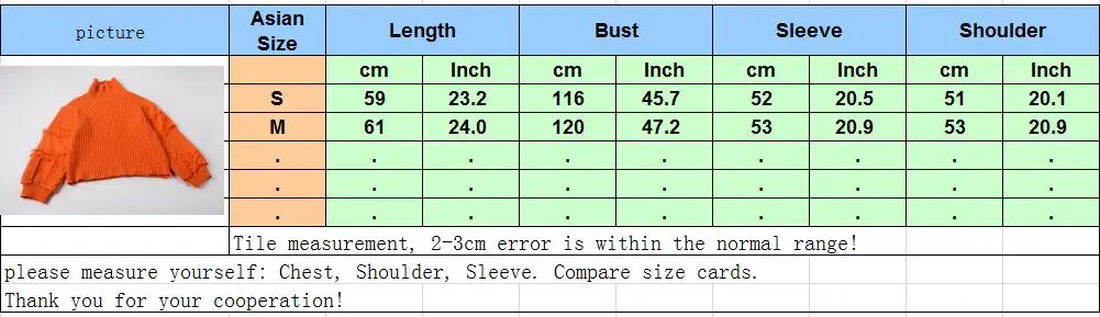 autumn winter woman Loose high collar pullover lazy bright orange hole wearing sweater female knitted sweaters tops