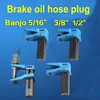 4pcs Car brake oil pipe plug Automotive brake nozzle clamp oil tool brake tubing to prevent oil spills ► Photo 3/6