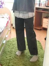 Vaqueros de cintura alta para mujer, Pantalones rectos de pierna ancha a la moda, holgados, cómodos, informales, ropa de mezclilla, pantalones bombachos