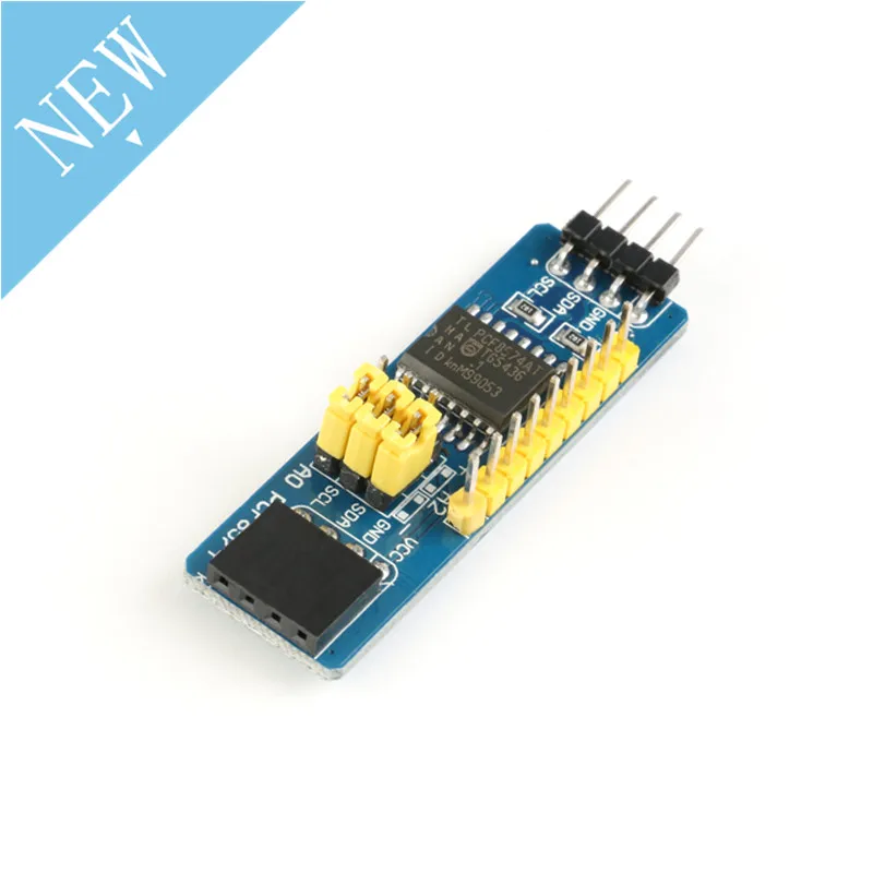 PCF8574 PCF8574T I/O I2C межсоединений интегральных схем Порты и разъёмы Интерфейс модуль расширения на 8-битный ввода-вывода I2C-Bus оценки макетная плата