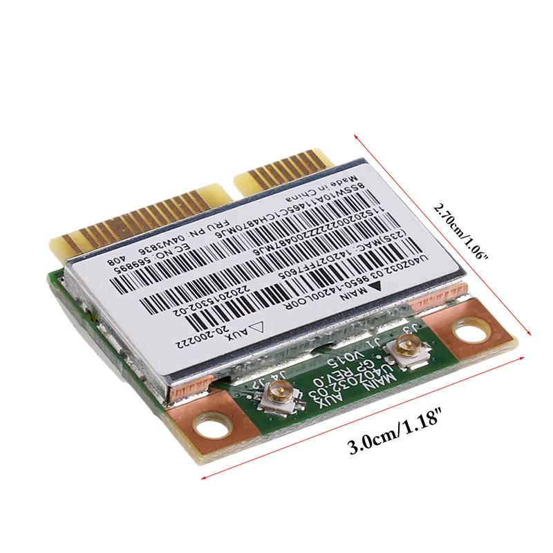 Lenovo G500 G400 G410 G505 E431 E531 용 BCM943142HM BT4.0 Wifi 무선 카드