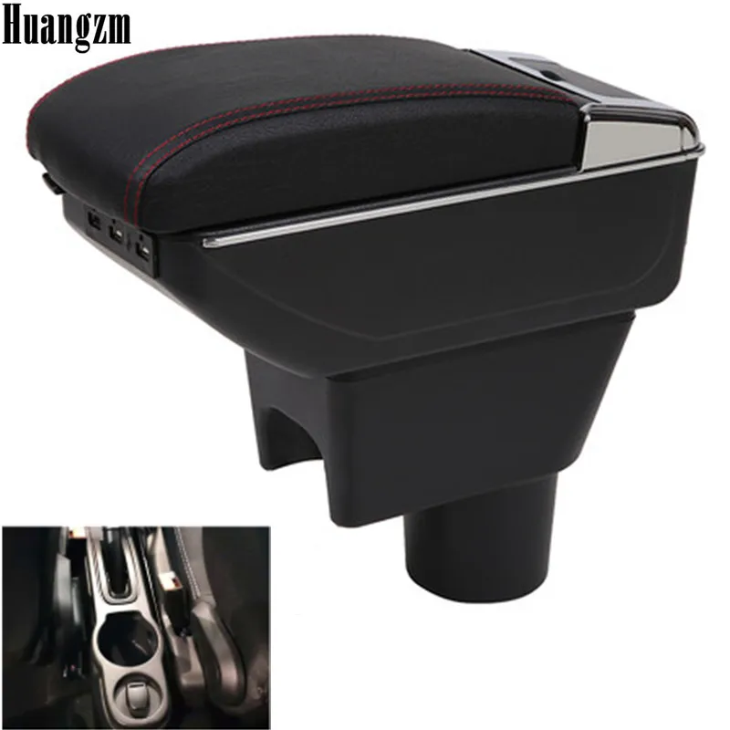 Rotatable heighten armrest box For Renault Dacia Duster I 2010 2015