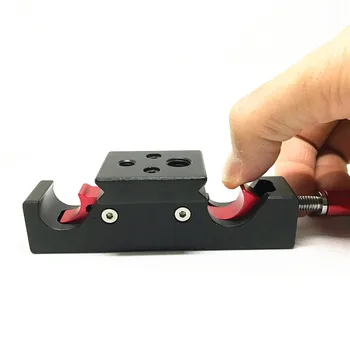 

Jadkinsta Photography Quick Release Holder 15mm Rod Rig Clamp Adapter Quick Lock Bracket PTZ 15mm Tube Chuck Quick Release