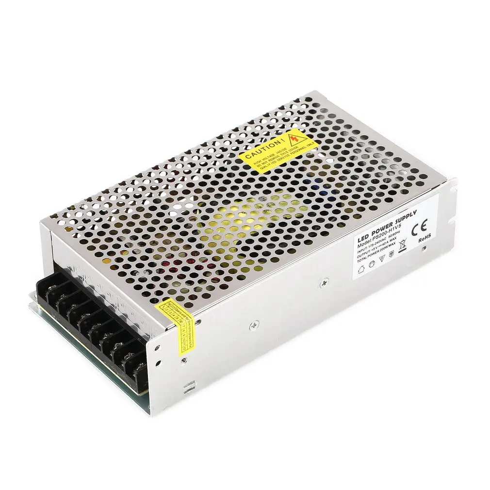 DC 5V 200W Светодиодный источник питания переключатель тока вольт адаптер