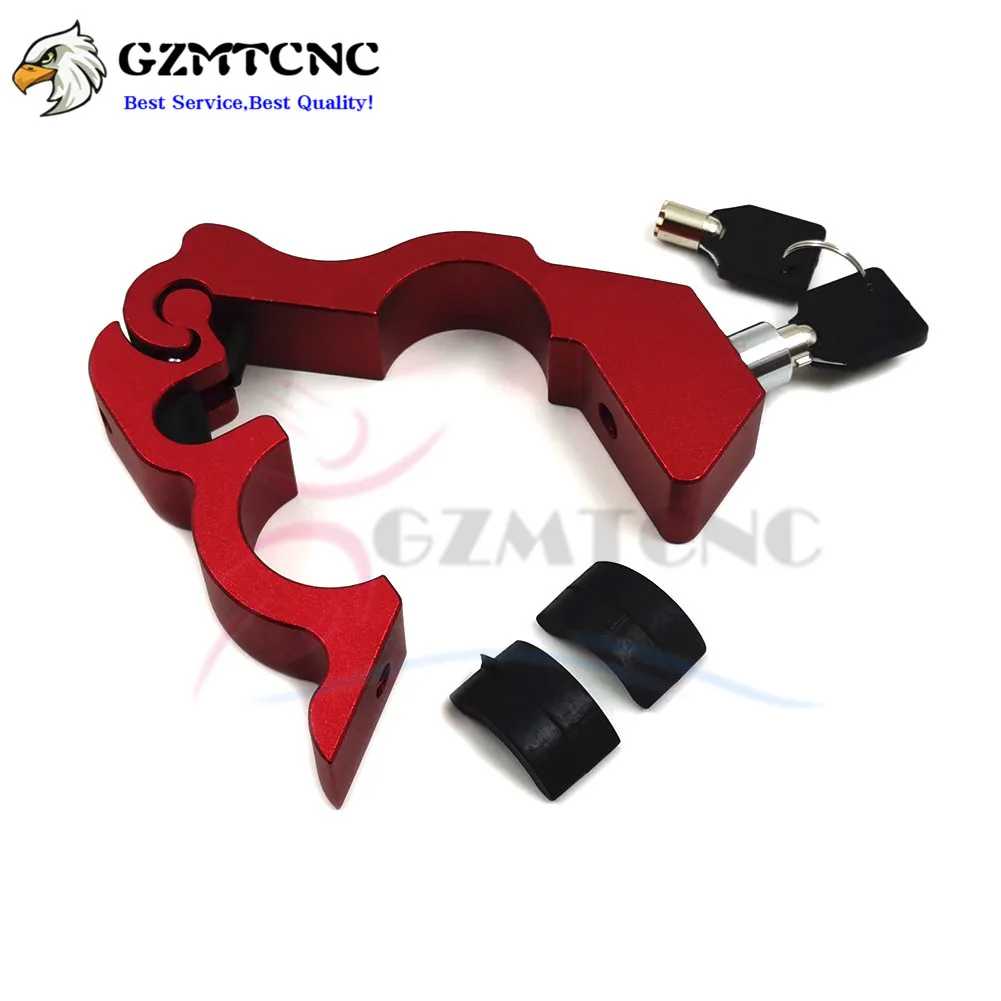 Moto Safety Locks Motorcycle Handlebar Lock Fit Grip Street Security Scooter Atv Dirt Bikes Auto Theft Protection motorcycle lock