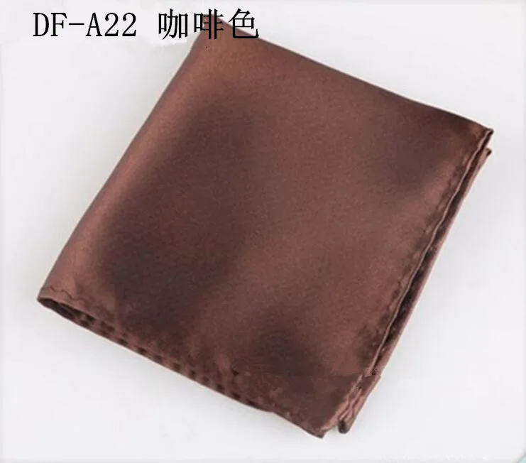 Coffee Pocket Square Новые дизайнерские жаккардовые шелковые мужские галстуки с узором пейсли, галстуки для шеи 8 см, полосатые галстуки для мужчин, деловой костюм, бизнес, Свадебная вечеринка - Цвет: Coffee Pocket Square