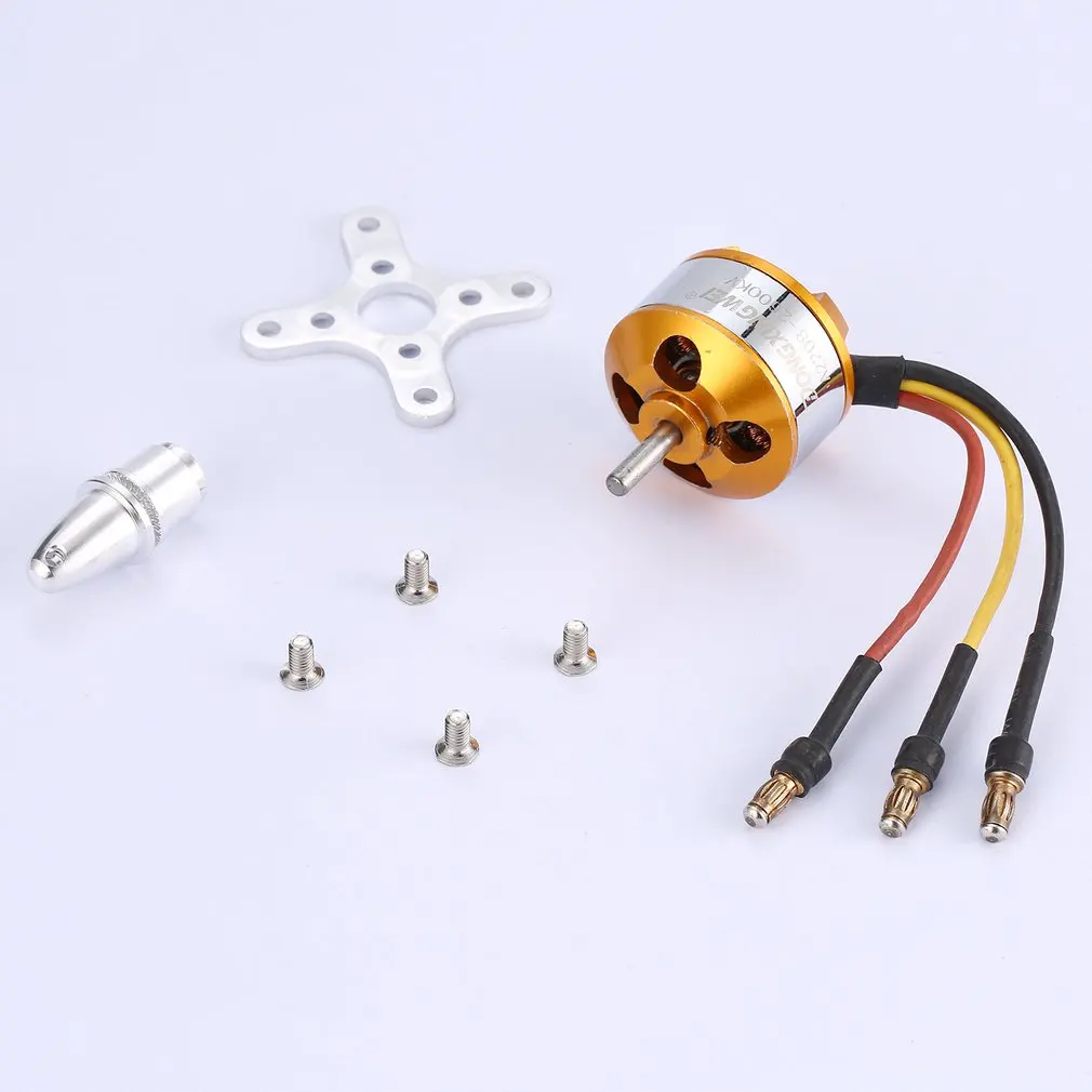 

DXW A2208 2600KV/1800KV/1400KV/1100KV 2-3S Outrunner Brushless Motor for RC FPV Fixed Wing Drone Airplane Aircraft Multicopter
