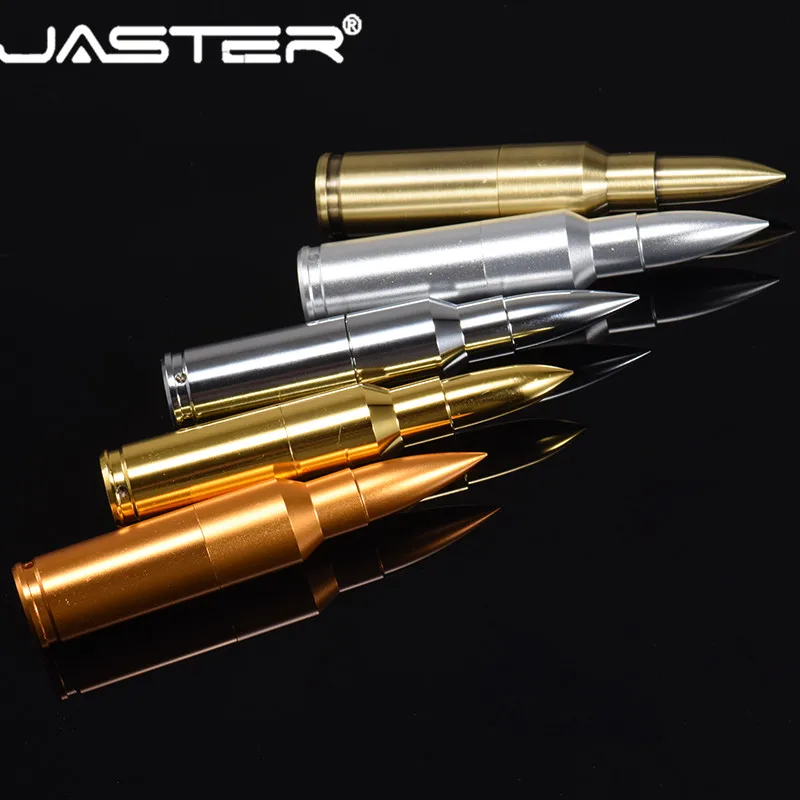 Металлический флеш-накопитель JASTER Bullet, USB флеш-накопитель, 4 ГБ, 8 ГБ, 16 ГБ, 32 ГБ, 64 ГБ, флеш-накопитель USB 2,0, флеш-карта памяти с брелоком