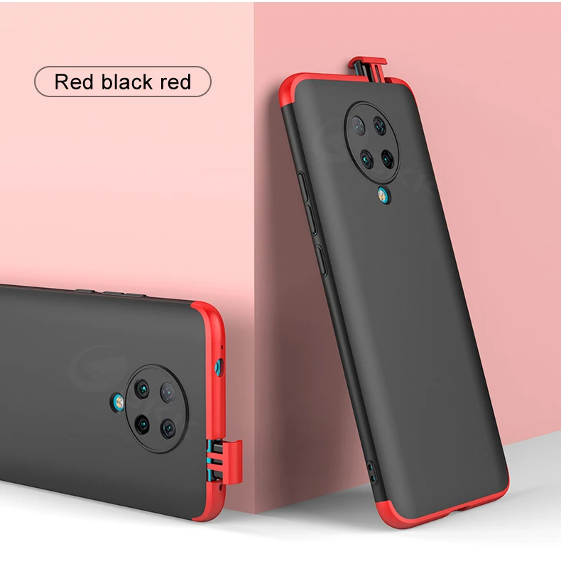 phone cases for xiaomi GKK Ốp Lưng 360 Độ Cho Xiaomi Redmi K30 Pro Tất Cả-Đã Bao Chống Sốc Mờ Lưng Cứng Cho Xiaomi POCO f2 Pro Vỏ Coque xiaomi leather case design