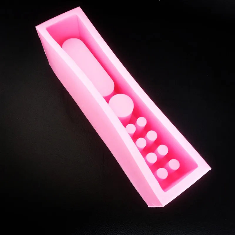 Multihole Penholder силиконовая стойка для цемента офисный Настольный орнамент ручка держатель формы глина штукатурка ремесло бетонная форма