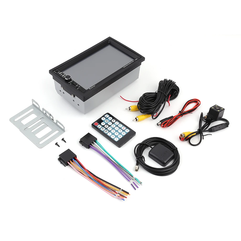 

New Arrival 7020G Car Bluetooth Audio Stereo MP5 Player with Rearview Camera 7 inch Touch Screen GPS Navigation FM Function Hot