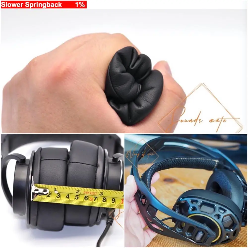 Супер толстые мягкие подушечки для ушей из пены памяти Plantronics RIG 500 PRO гарнитуры