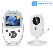 Беспроводной цветной видеоняня, 2 способа разговора, высокое разрешение, Детская няня, камера безопасности, ночное видение, контроль температуры
