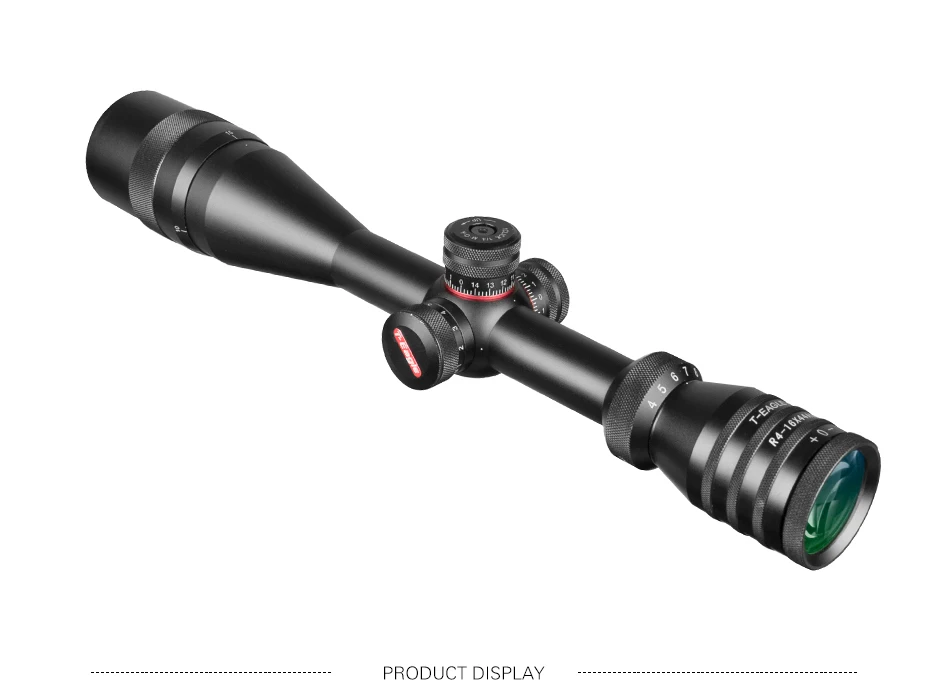 4-16X44 AOE охотничья тактика прицел красный зеленый охотничий прицел с подсветкой Открытый точность Socpe Снайпер