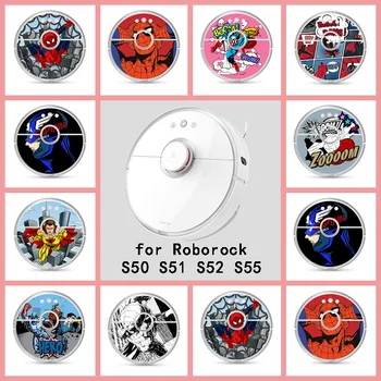 

Provide Customized Custom Cartoon Sticker for Roborock S50 S51 S52 S55 Robot Robotic Vacuum Cleaner Skin Spare Parts Accessories