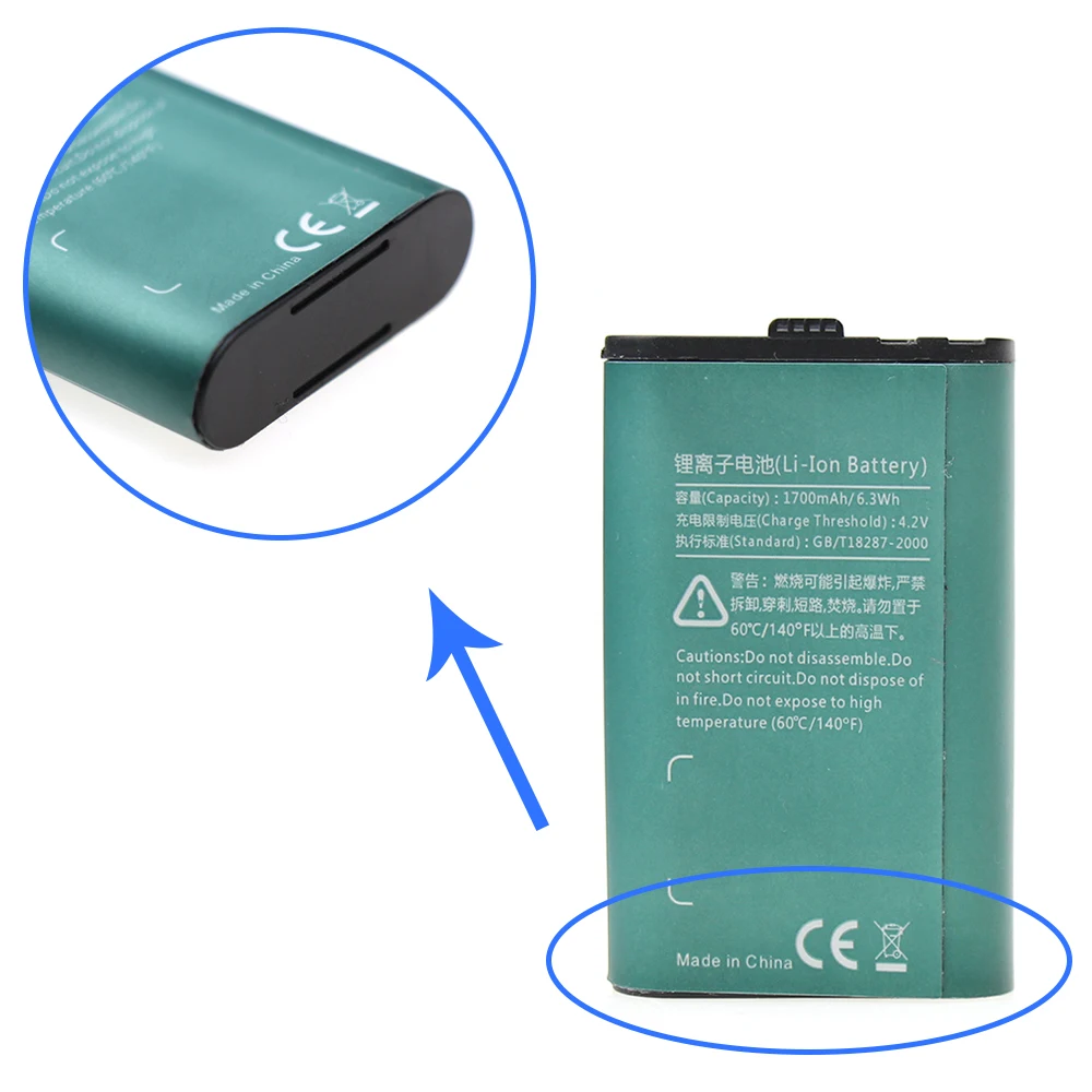 Bateria para Hyt Substituir a Bateria Hytera Li-ion Tc-320 Tc320 Rádio 1700m 3.7v Hyt Bl1715 - Image 6
