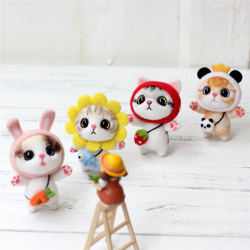Кукла MIUSIE Fashion Custom шерсть войлок сделай сам не готовый набор для рукоделия игл
