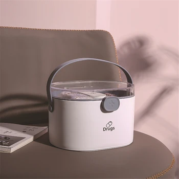 

Plastic First Aid Kit Medical Box Large Storage Box for Medicine Organizer Medicine Chest Emergency Container Home Medical Kit