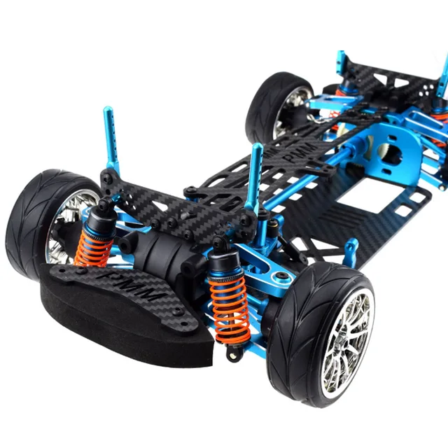 Aluminium Alloy & Carbon Shaft Drive 1/10 4Wd Touring Car Frame Kit for Tamiya Tt01 Tt01E Car 2