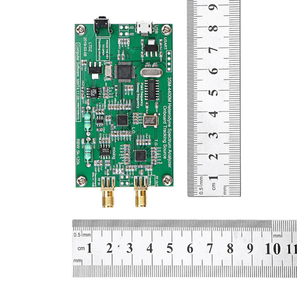 Радиочастотный анализатор домена анализатор спектра USB LTDZ_35-4400M анализ источника сигнала с отслеживанием