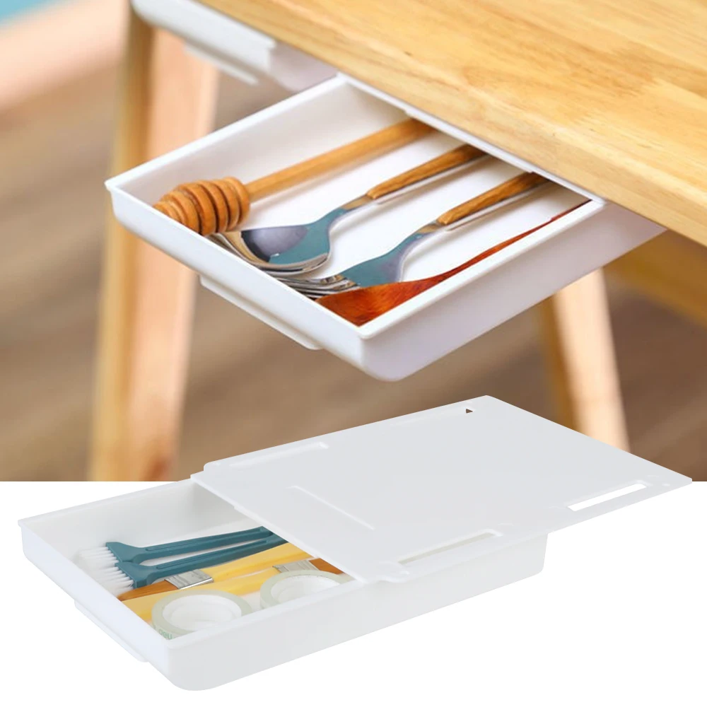 Under Desk Drawer For Pens Office Home Storage Organizer Storage Box under-desk-drawer-for-pens-office-home-storage-organizer-storage-box