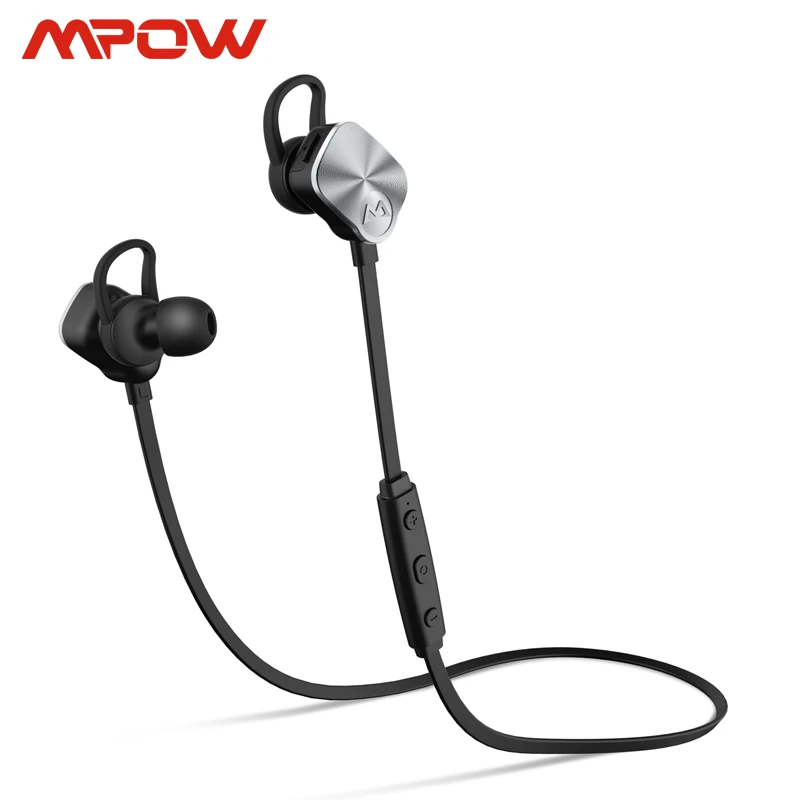 Mpow MBH29 беспроводные наушники Bluetooth 4,1 наушники-вкладыши с пультом дистанционного управления и микрофоном стерео спортивные наушники для телефонов