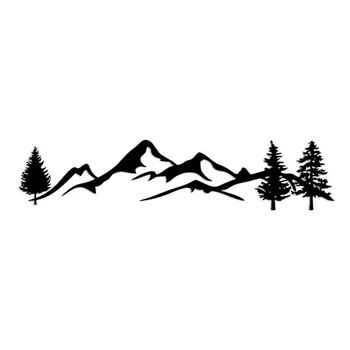 

Car Sticker Mountains and Woods Totem Vehicle Decoration PVC Decal SUV Off-road Vehicle Body Back Windshield Sticker