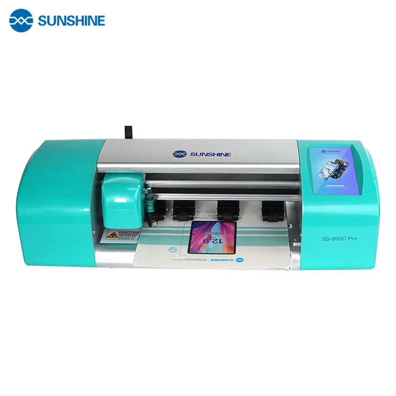 

Sunshine SS-890C Pro Multifunctional Intelligent Cloud Film Cutting Machine For Front/back Films Below 12.9 inches Phones Watchs