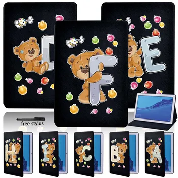 

Print Tablet Case for Huawei MediaPad T3 8.0/MediaPad T3 10 9.6 Tablet Adjustable Folding Stand Cover for MediaPad T5 10 10.1"