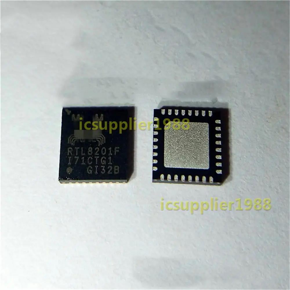 RTL8201F-VB-CG RTL8201F QFN32 Series 3 63 V однокристальный/порт 10/100 M Ethernet Phyceiver w/ auto MDIX 10 шт./лот |